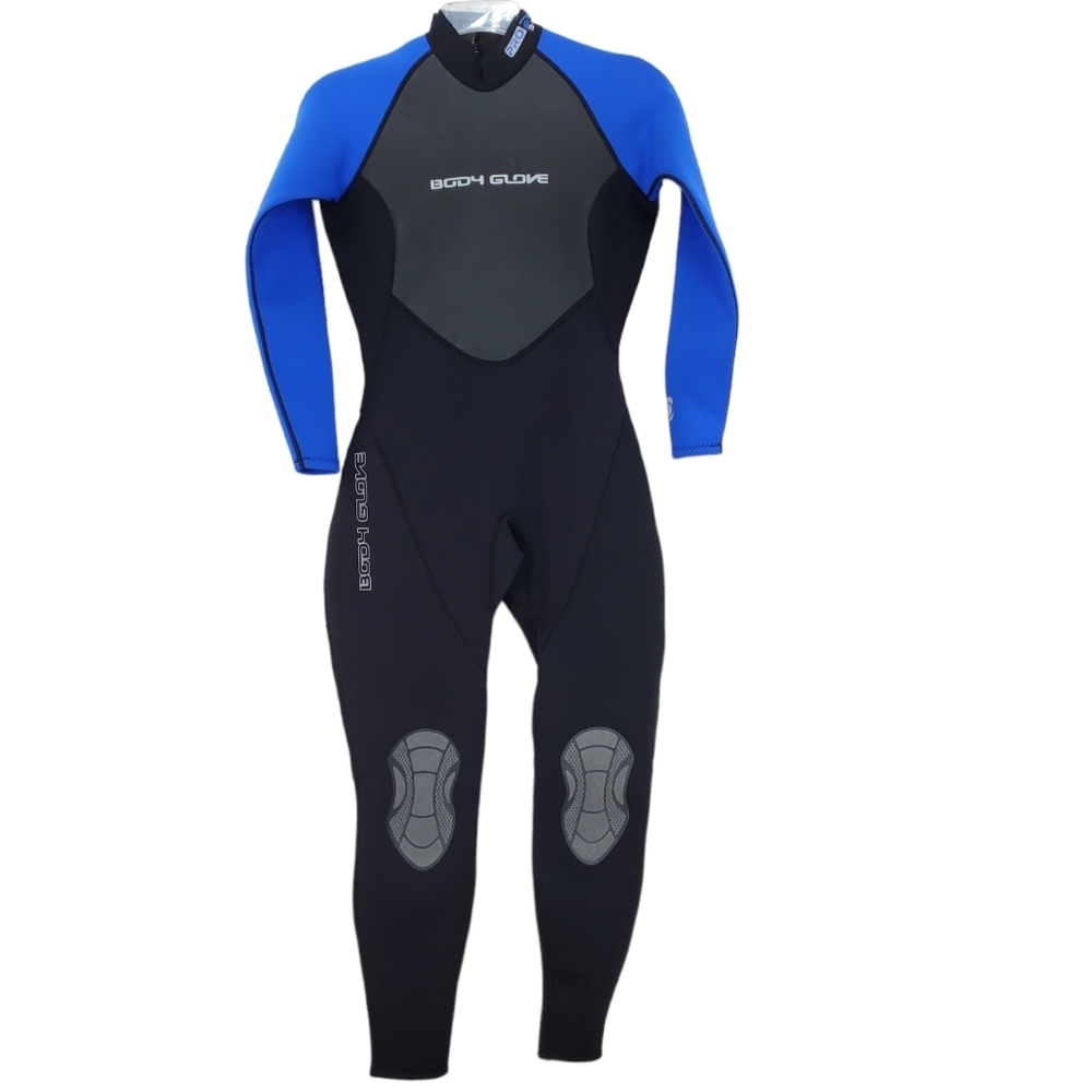 Body Glove Full Wetsuit Womens 11/12 1035W ODA 3/2 Pro II Black Blue 5'7"- 5'10"